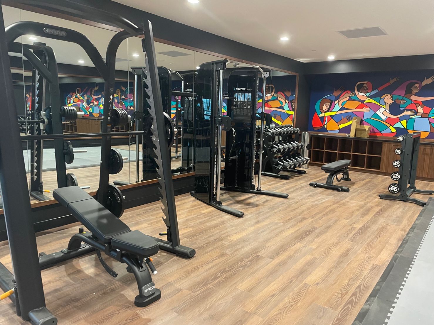 Modern gym facilities